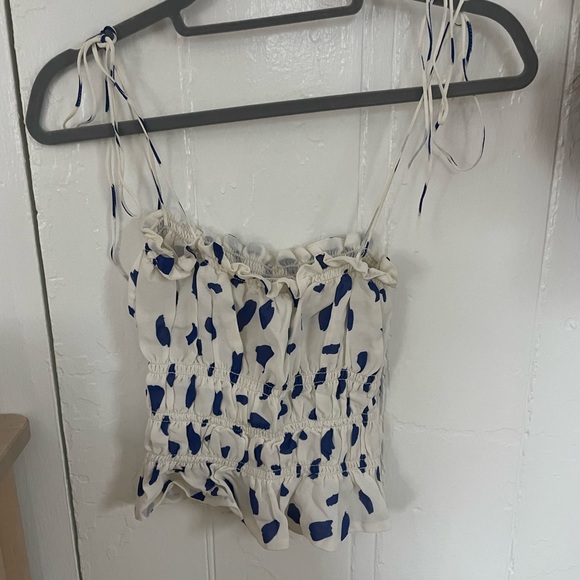 Reformation Blue Spotted Cami - Picture 2 of 4